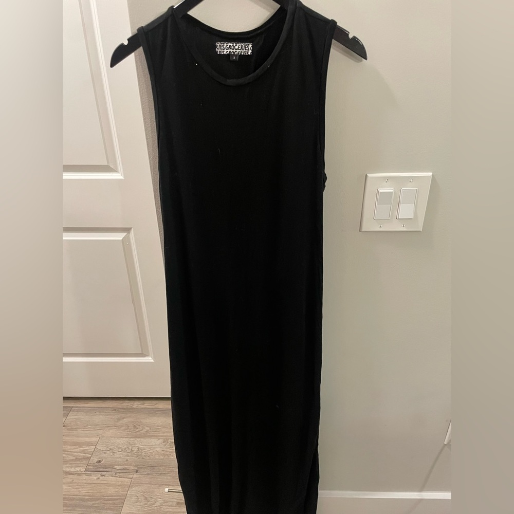Groceries open back maxi dress size S